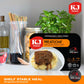 KJ Poultry Kosher Ready Meals Meatloaf & Mashed Potatoes 6 Pack Fully Cooked Microwave Dinner