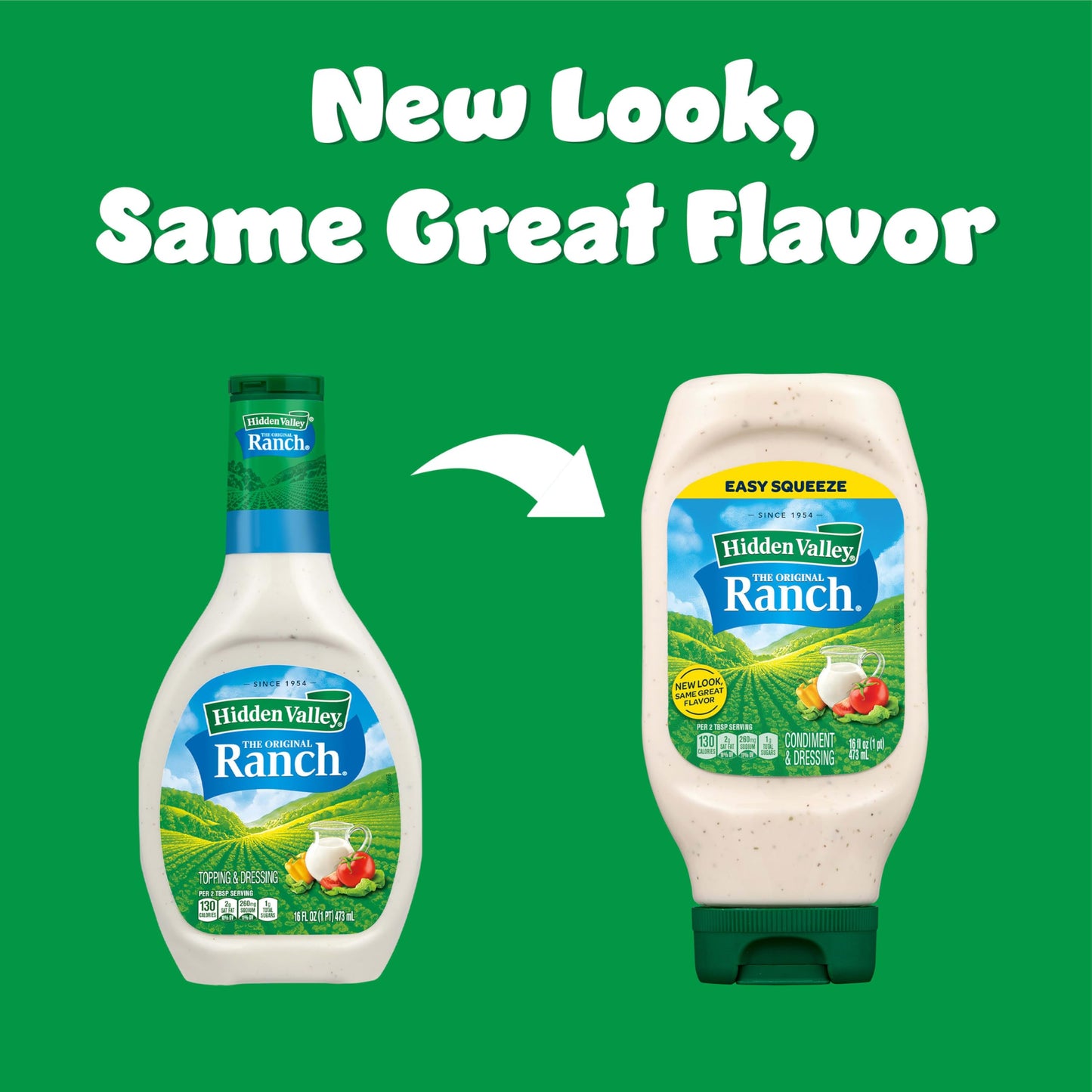 Hidden Valley Original Ranch Condiment and Dressing, Easy Squeeze Bottle, 16 Fl Oz (Package May Vary)