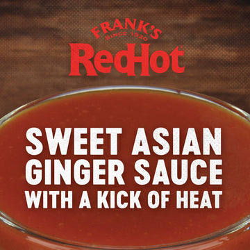 Frank's RedHot Sweet and Spicy Ginger Hot Sauce, 64 Fl Oz Jug - Red Jalapeno & Ginger Fusion
