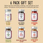 Burlap & Barrel 6-Pack Spice Gift Set - Includes Cinnamon, Garlic & More - 2.27 Ounce Jars - Model S-PL-9761