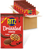 RITZ Drizzled Minis Fudge Crackers, Snacks for Kids and Adults, Party Snacks, 6-8 oz Bags