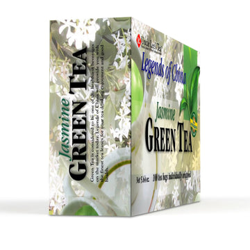 Uncle Lee's Tea Jasmine Green Tea - Authentic Green Tea, Wellness Tea Rich in Polyphenols and Antioxidants for Immunity & Vitali