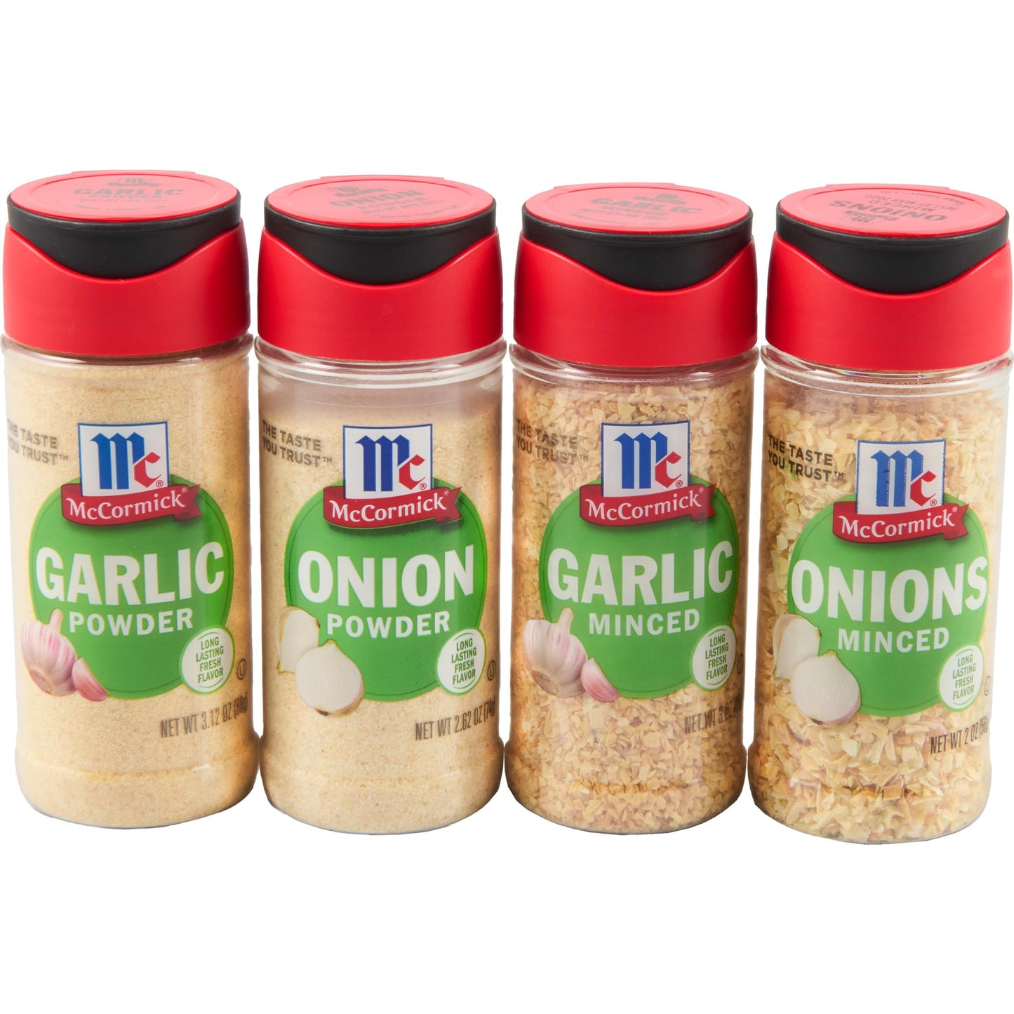 McCormick Garlic & Onion Variety Pack, 4 Count, 1.02 lb