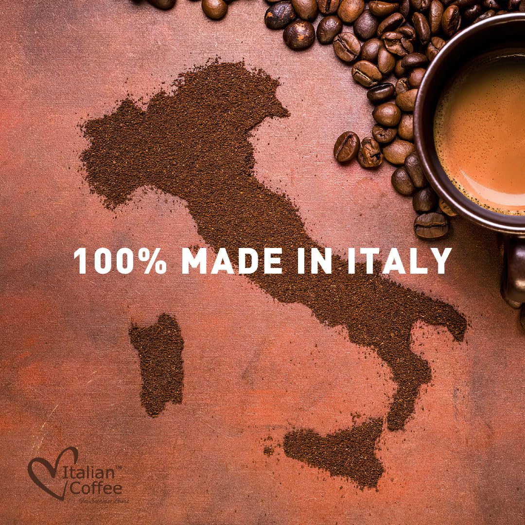 ITALIAN COFFEE FOR ESPRESSO LOVERS Espresso Coffee compact pieces, Arabica/Cremoso, 50 Count, Compatible with RIVO® Machines