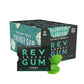 Rev Gum Caffeine Energy Gum | Extra Strength 100mg of Caffeine per Gem | Spearmint Sugar Free Caffeine Gum - Low Calorie Chews to Help You Stay Alert  Awake and Focused - Mint Chewing Gum - 12 Packs