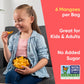 Yammy Dried Mango Chips Like Freeze Dried Fruit, No Sugar Added Crispy Dry Slices of Mangoes, Unsweetened Dehydrated Healthy Sna