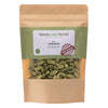 Seeds and Hands Wayanad 7mm+ Green Cardamom/Elaichi Whole [No Artificial Colors] (100 grams)