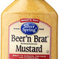 Silver Spring Mustard, Beer & Brat, 9.5 Ounce, Pack of 1, Model 00153961