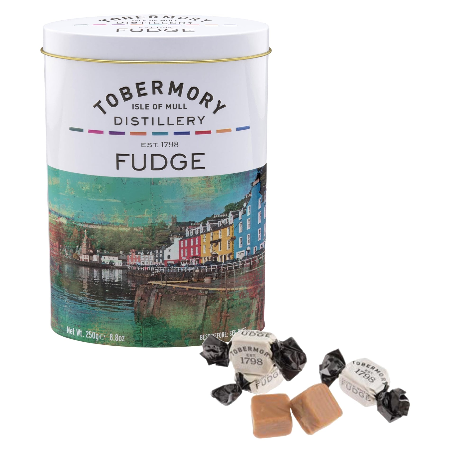 Gardiners of Scotland Tobermory Single Malt Flavored Fudge, 8.8oz Tin