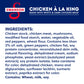 Swanson Canned Chicken A La King With White And Dark Chicken Meat, 10.5 Oz Can