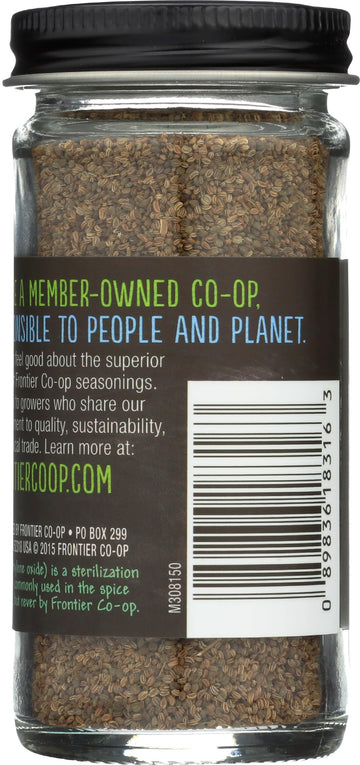 Frontier Co-Op Whole Celery Seed, 1.83 Ounce Bottle, Great Texture In Salads, Key In Ethnic Dishes And Pickling, Kosher