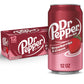 Dr Pepper Strawberries And Cream Soda, 12 Fl Oz Cans, 12 Pack