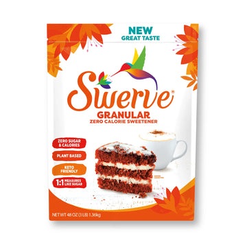 Swerve Ultimate Sugar Replacement Sweetener, Granular Sugar Substitute, Zero Calorie, Keto Friendly, Zero Sugar, Non-Glycemic, G