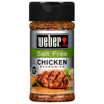 Weber Salt Free Chicken Seasoning, 5 Ounce Shaker