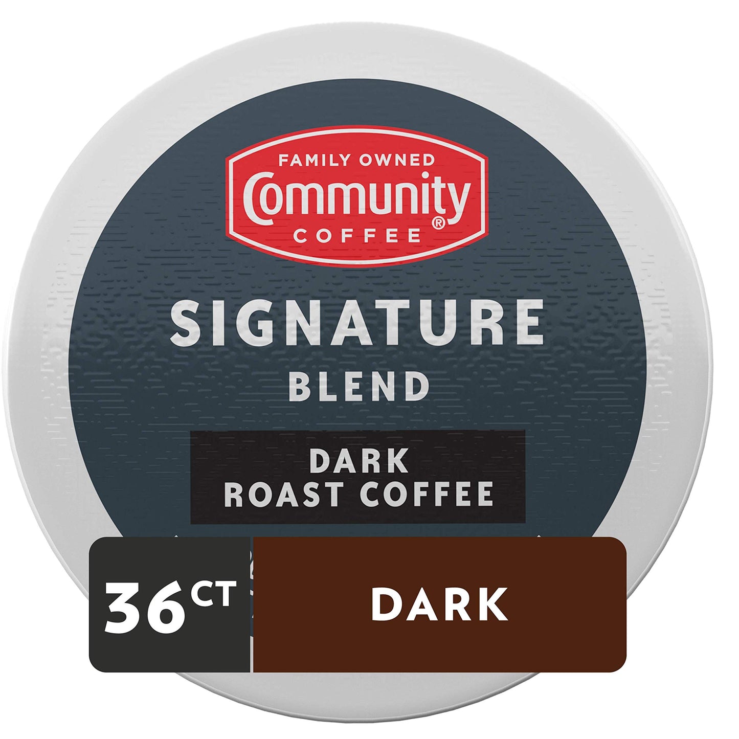Community Coffee Signature Blend, Dark Roast Coffee Pods, Compatible With Keurig 2.0 K-Cup Malt-Inspired, 36 Count (Pack Of 1)