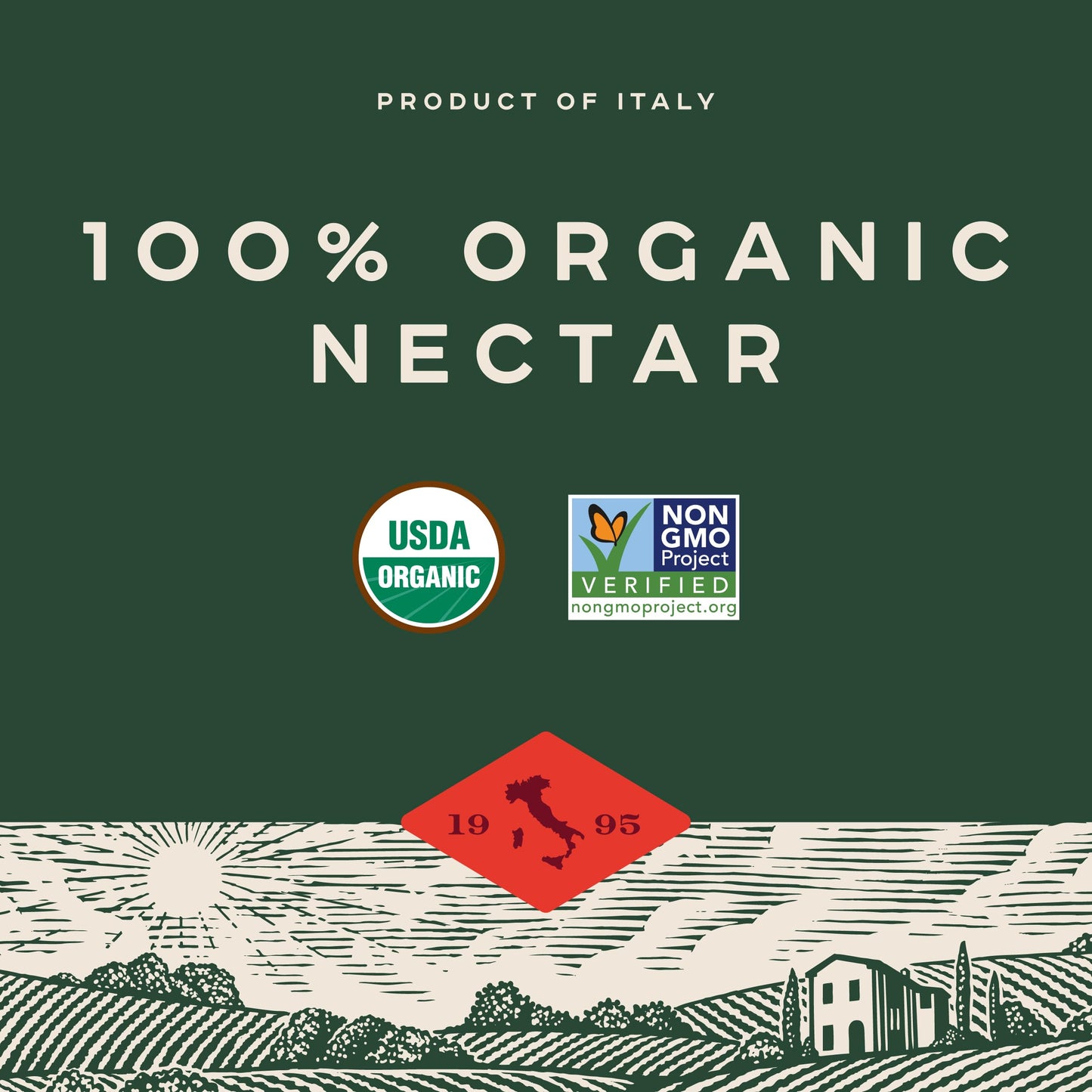 Bionaturae Organic Apricot Nectar - Apricot Juice, Apricot Nectar Juice, Non-GMO, USDA Certified, No Sugar Added, No Preservativ