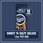 Kars Nuts Sweet N Salty Deluxe Trail Mix, Gluten-Free, 1.5 oz Grab & Go Bags, Pack of 18