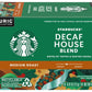 Starbucks Decaf House Blend K-Cup Pods, Medium Roast, 10 Count (Pack of 3)