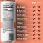 Tru Gut Seltzer Sparkling Water with Prebiotics & Probiotics, Peach Flavor, 12 Fl Oz Cans, 12 Pack, Gluten Free, Vegan, Low Calorie