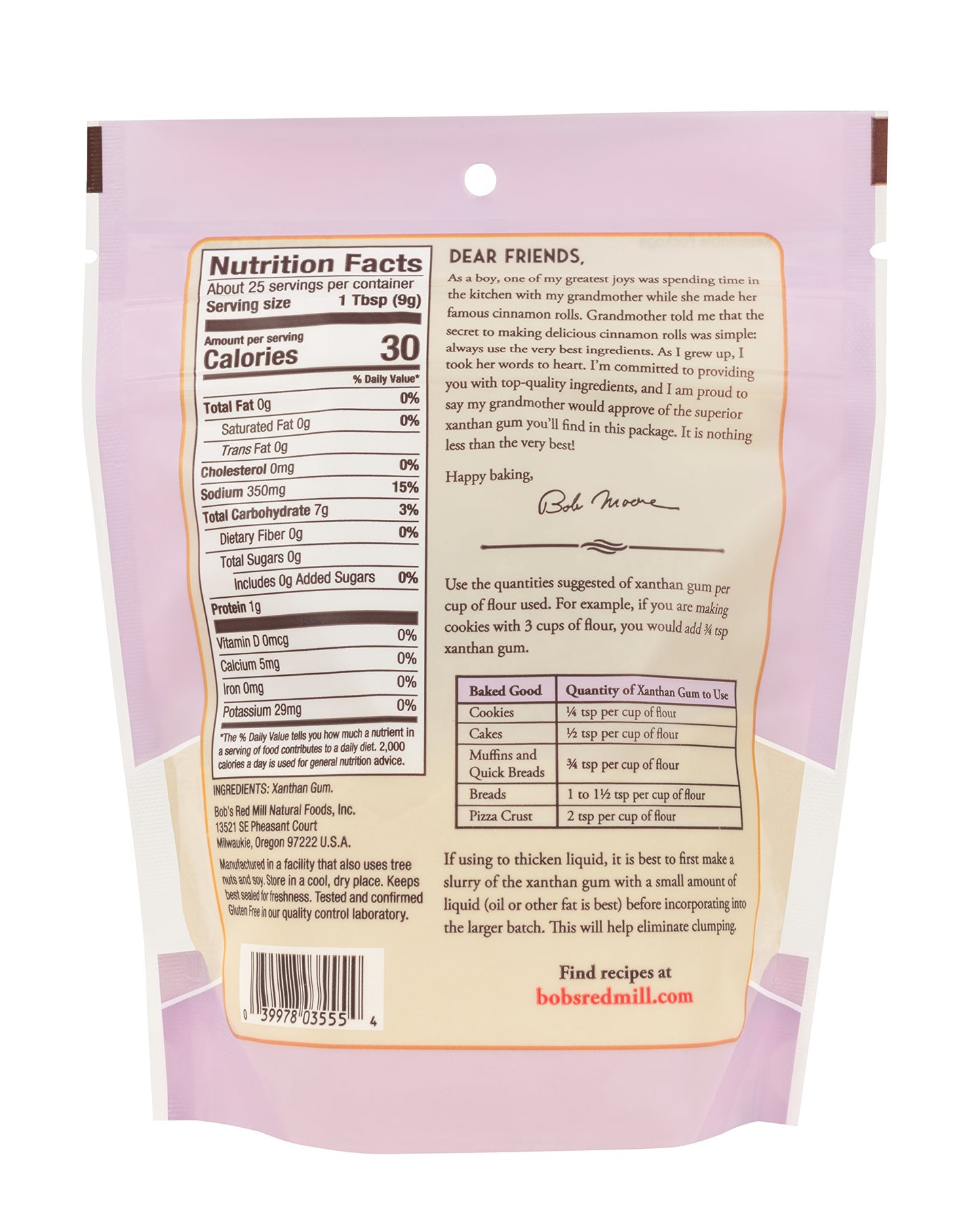 Bob's Red Mill Gluten Free Xanthan Gum, 8-ounce (Pack of 5)