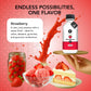 Dolce Foglia Strawberry Flavoring Oil - Multipurpose for Baking & Candy Making - 8 Oz.