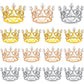 15 Pieces Crown Cake Topper Mini Crown Mini Crown Cake Topper Princess Cupcake Toppers Tiara Cake Topper For Women Lady Birthday