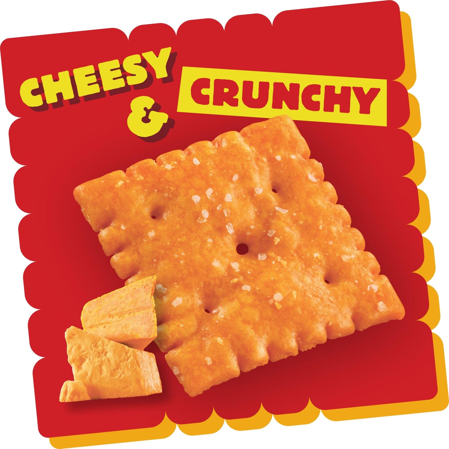 Cheez-It Cheese Crackers, Baked Snack Crackers, Lunch Snacks, Extra Big, 11.7oz Box (1 Box)