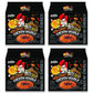 Paldo Fun & Yum Volcano Extremely Hot & Spicy Stir Fried Chicken Instant Noodles, Pack Of 16, Soupless Original Korean Ramyun, S