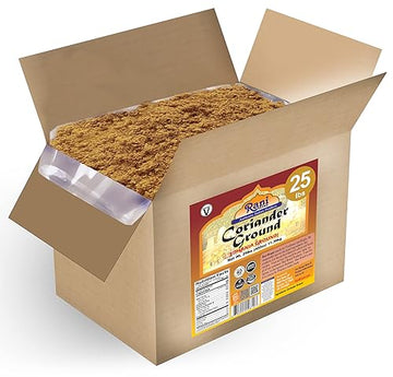 Rani Coriander Ground Powder (Indian Dhania) Spice 400Oz (25Lbs) 11.36Kg Bulk Box ~ All Natural | Salt-Free | Vegan | No Colors