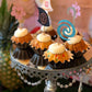 Jevenis 30 Pcs Glittery Moana Inspired Cupcake Toppers Moana Cake Toppers Hawaiian Birthday Party Decoration For Tropical Luau S