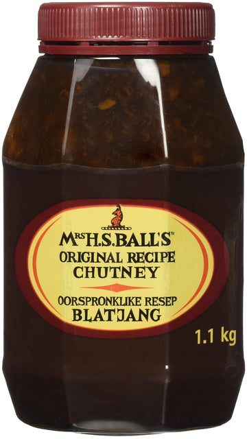 Mrs H.S.Ball'S Original Chutney (1.1Kg Wide Mouth Plastic Bottle) - Imported From South Africa