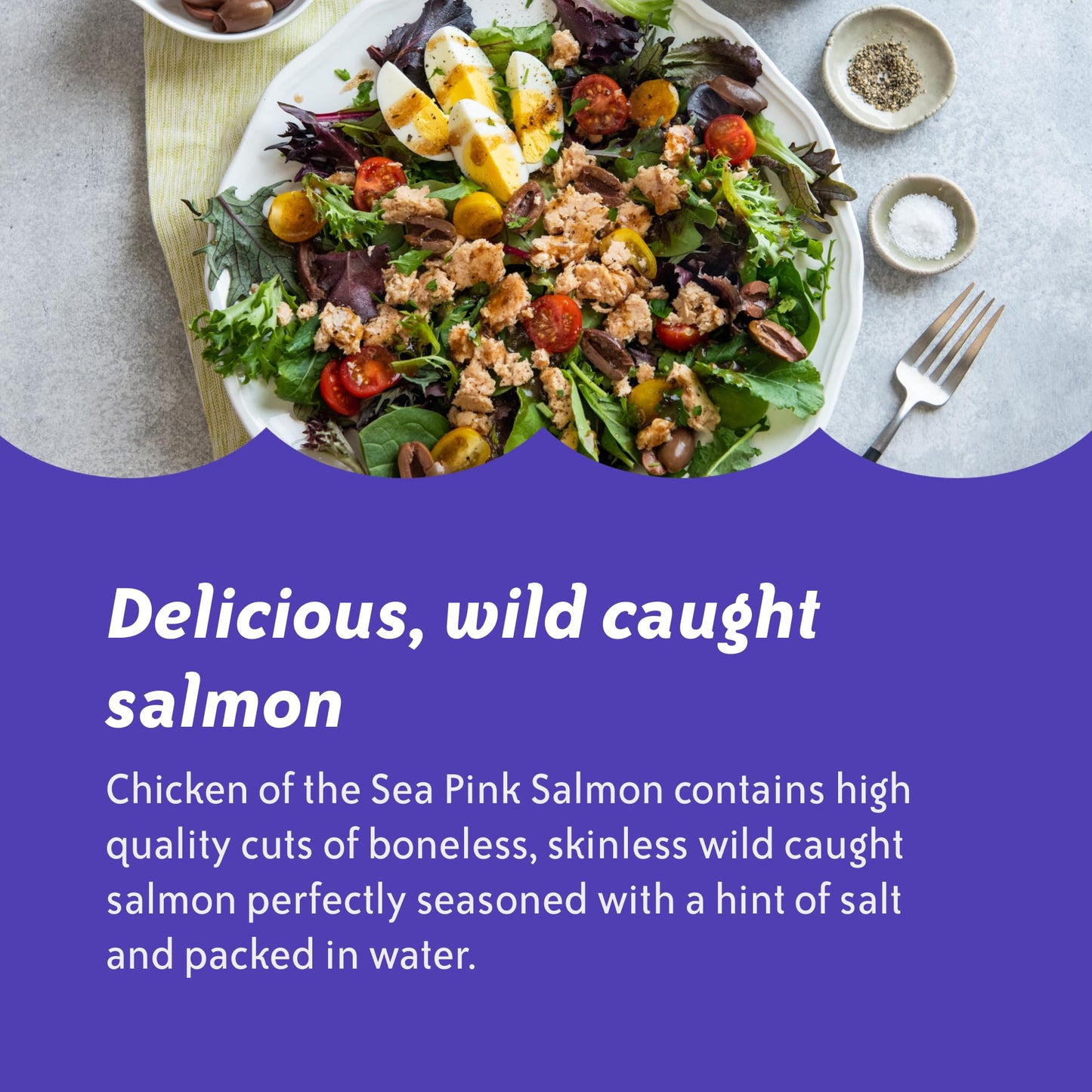 Chicken of the Sea Alaskan Pink Salmon, Skinless & Boneless, Wild Caught, 5 Ounce Can