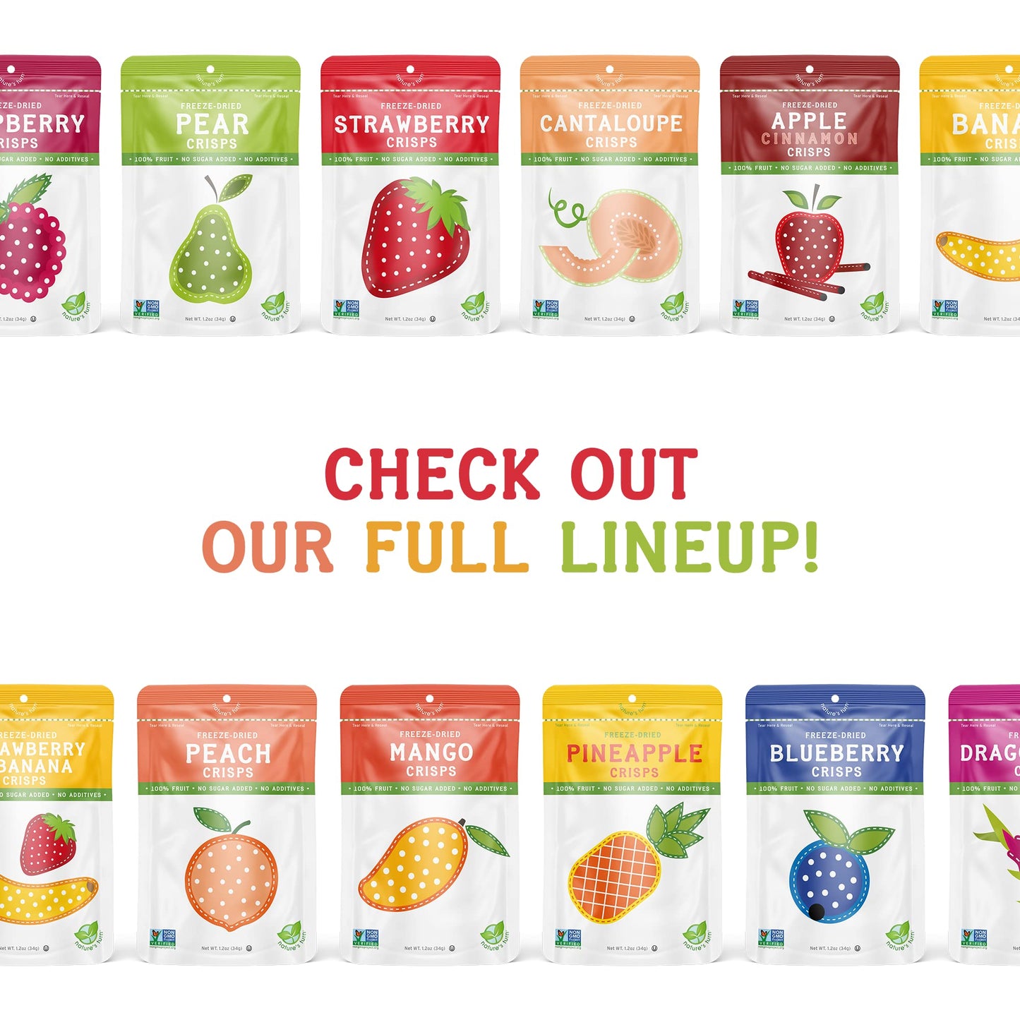 Natures Turn Freeze-Dried Mango Crisps - Healthy, Gluten-Free, Crispy & Delicious, Plant-Based Snack, Ideal for Cereal, Smoothie