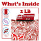 Soft Peppermint Candy Balls, 200 Pieces Of Classic Christmas Candy Bulk, Stocking Stuffer, Individually Wrapped Red And White St