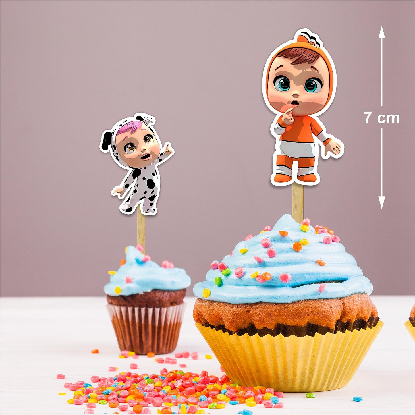 Seyal Cri Babes Cupcake Topper