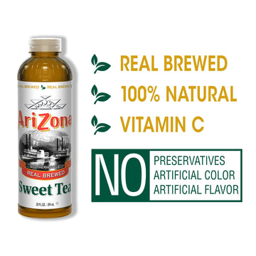 Arizona Sweet Tea Premium Brewed Southern Style, 20 Fl Oz, Pack Of 24