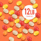 Assorted Fruit Hard Candy Individually Wrapped by Cambie, 12 lbs of Fruit Candy with a Deliciously Sweet Hard Exterior with a So