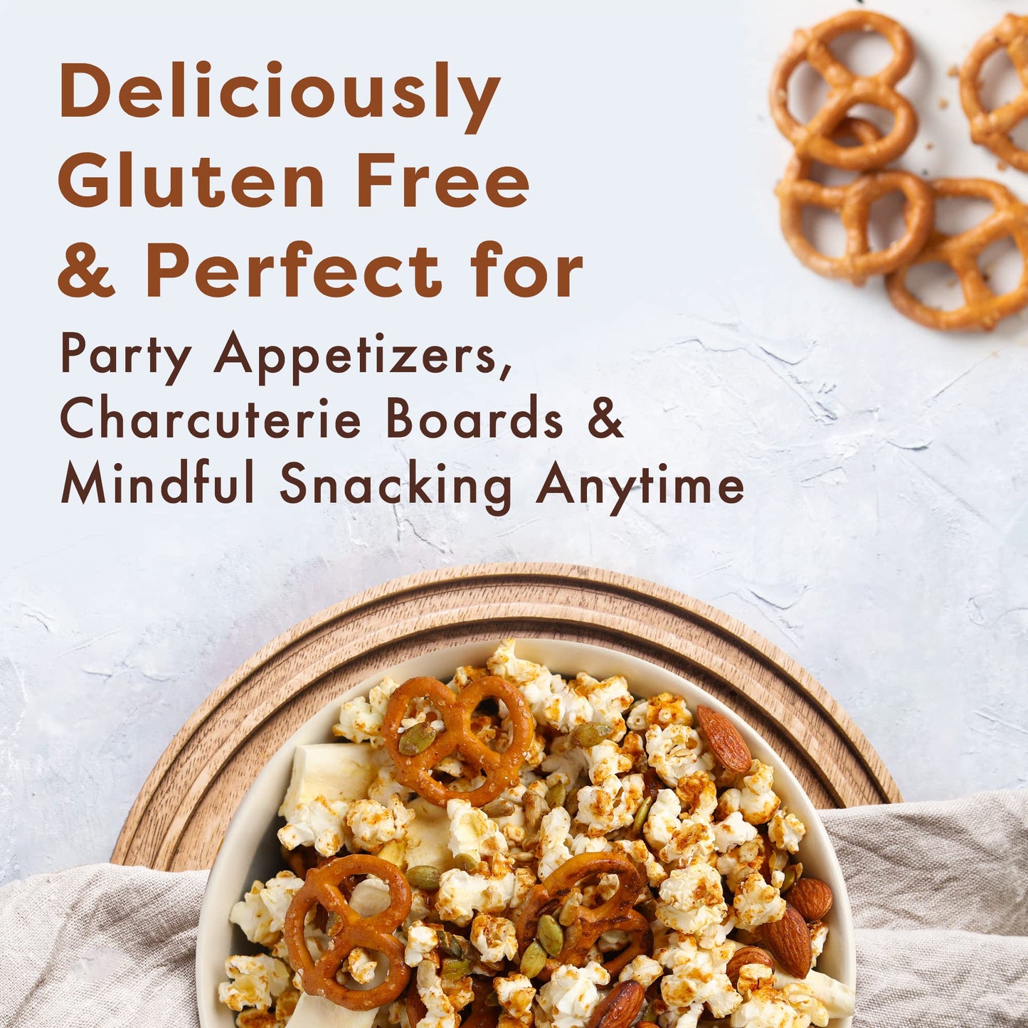 Glutino Gluten Free Pretzel Twists, Delicious Everyday Snack, Salted, 14.1 Oz