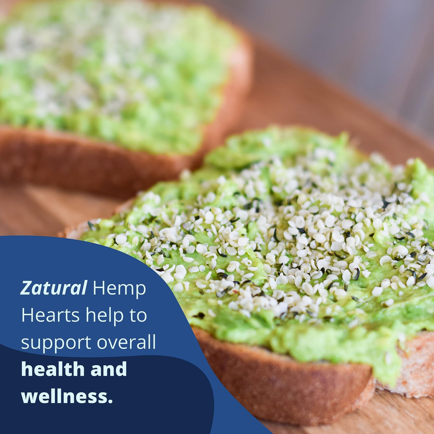 Hemp Hearts - 100% Pure Hemp Hearts - Raw Shelled Hemp Seeds (1 Pound)