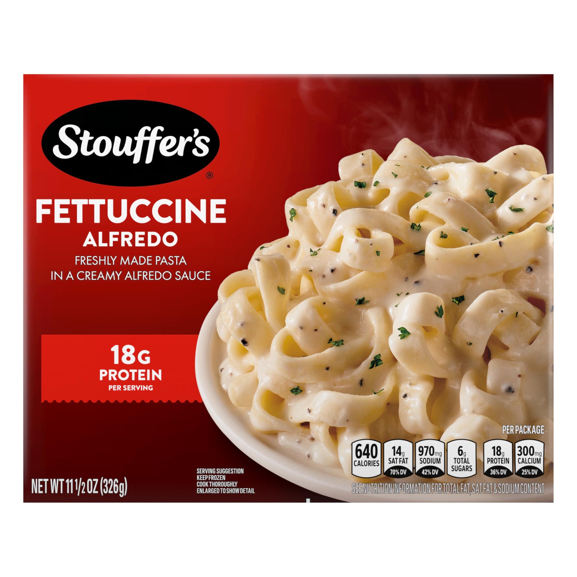 Stouffers Fettuccini Alfredo Frozen Meal