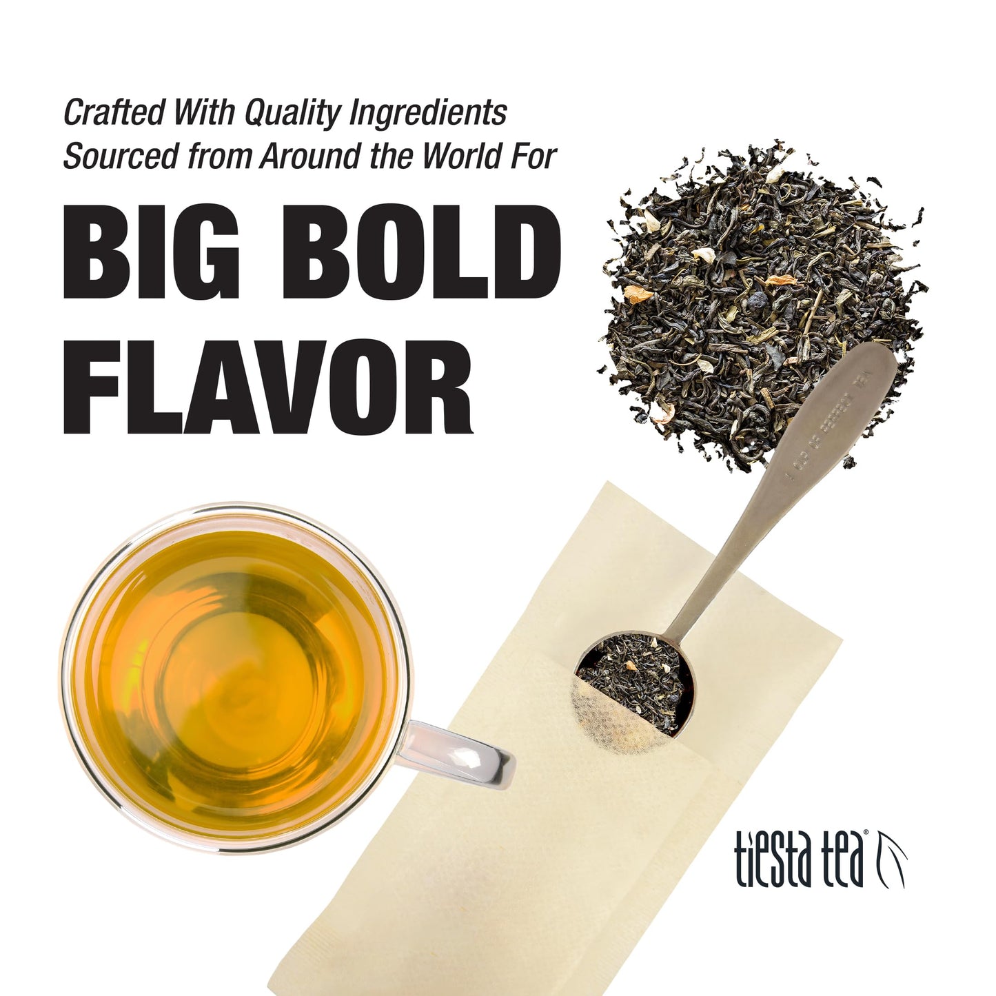 Tiesta Tea - Chinese Jasmine | Classic Jasmine Green Tea | Premium Loose Leaf Tea Blend | Medium Caffeinated Green Tea | Make Ho