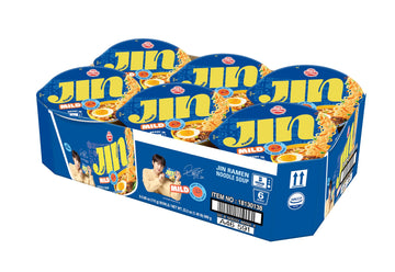 OTOKI Jin Ramen Mild Bowl, BTS Jin & JIN Ramen Edition, Authentic Korean Instant Noodles with Beef Bone Broth, Savory & Mild Fla