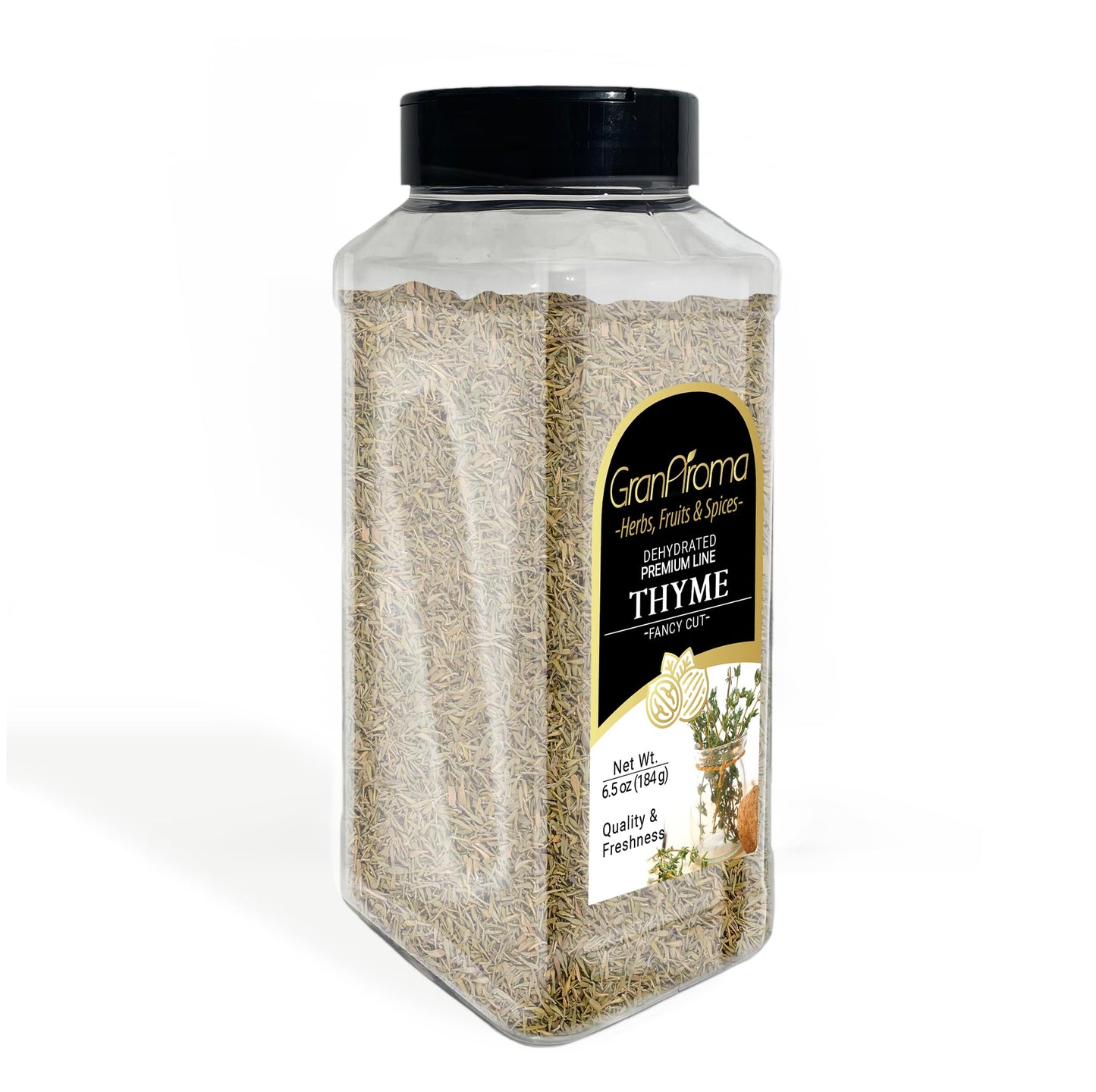 GranAroma Thyme Leaves, Fancy Cut, Traditional Herb (6.5 Ounce)