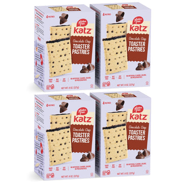 Katz Gluten Free Toaster Pastries. Chocolate Chip.Gluten Free, Dairy Free, Nut Free, Peanut Free, Soy Free. Kosher Snacks 8 OZ (