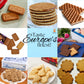 DEREUZE Dutch Snack Box - Assorted Gourmet Cookies, 8  , 9x12x4 inches, Brown/Black/White
