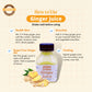 Annoor Ginger Juice - Raw, No Pulp, Strong Concentrate, 8.5 Fl Oz, Yellow