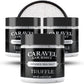 Caravel Gourmet Truffle Sea Salt 4 oz Jar 3-Pack - White