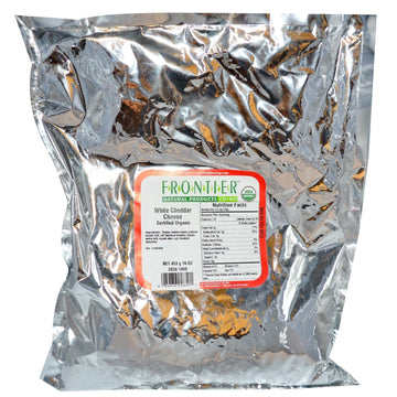 Frontier Co-Op Organic White Cheddar Cheese Powder 1Lb