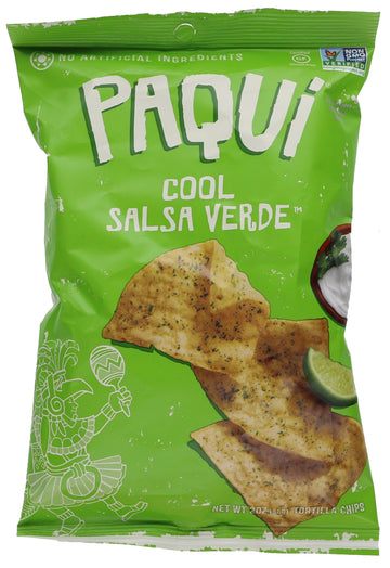 Paqui Tortilla Chips, Very Verde Good, 2 Oz