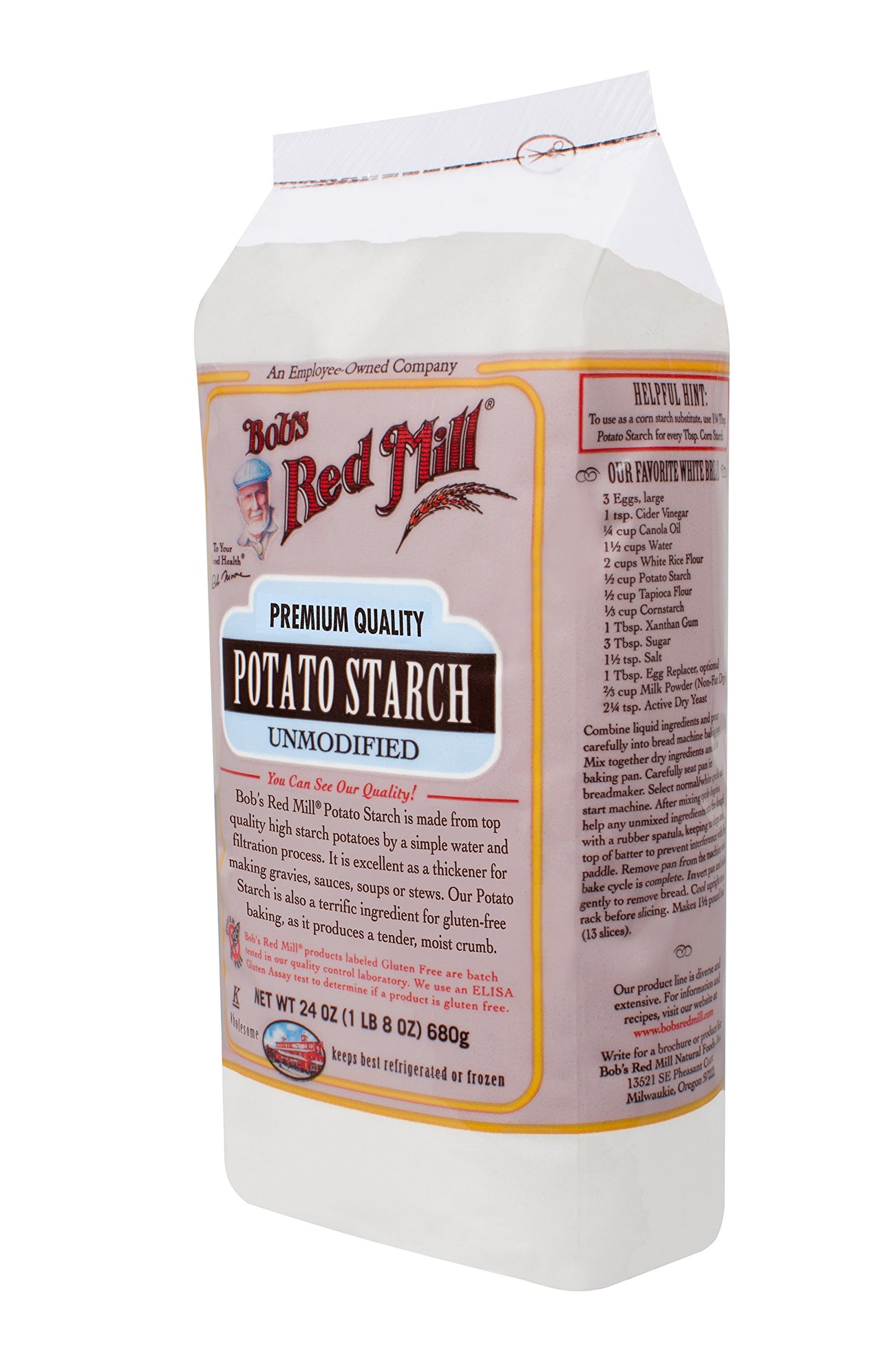 Bobs Red Mill Potato Starch, 22 Ounce, Gluten-Free, Ideal for Baking and Cooking
